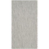Courtyard Gray 2'7" x 5' Sisal Weave Outdoor Area Rug