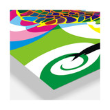 Underwater Oversized Modern 3 Panels Wall Clock - 38" x 38" x 1"