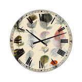 Old Style Feathers Catalogue Oversized Cottage Wall Clock - 36" x 28" x 1"