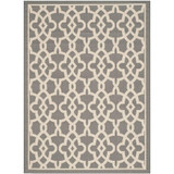 Courtyard Gray and Beige 4' x 5'7" Outdoor Area Rug