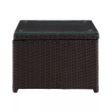 74" Menton Steel Polyester Upholstered 2-Seater and Lounge Chair with Coffee Table