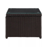 74" Menton Steel Polyester Upholstered 2-Seater and Lounge Chair with Coffee Table