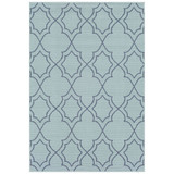 Alfresco ALF-9652 Aqua 8'9" x 12'9" Area Rug, Indoor/Outdoor