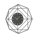 Modern Metal Golden Wall Clock