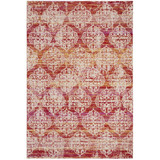 Montage Pink and Multi 2'3" x 8' Runner Outdoor Area Rug