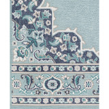 Alfresco ALF-9687 Charcoal 2'3" x 11'9" Runner Area Rug, Indoor/Outdoor