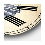 Blue Sea 3 Oversized Nautical & Coastal Wall Clock - 36" x 28" x 1"