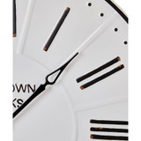 28" Farmhouse Metal Enamel Wall Clock