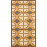 Hampton Camel and Ivory 2'7" x 5' Outdoor Area Rug