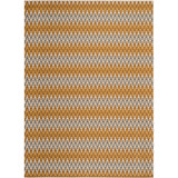 Hampton Camel and Brown 8' x 11' Outdoor Area Rug