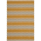 Hampton Camel and Brown 6'7" x 9'6" Outdoor Area Rug