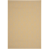 Courtyard Yellow and Beige 5'3" x 7'7" Sisal Weave Outdoor Area Rug