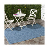 Courtyard Navy 5'3" x 7'7" Outdoor Area Rug