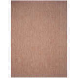 Courtyard Red and Beige 8' x 11' Outdoor Area Rug