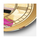 Fashionista Reads 2 Large Fashion Wall Clock - 36 x 36