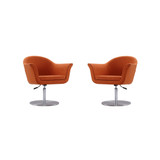 Voyager Swivel Adjustable Accent Chair, Set of 2
