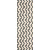 Courtyard Grey and Beige 2'3" x 10' Sisal Weave Runner Outdoor Area Rug