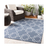 Alfresco ALF-9650 Charcoal 7'6" x 10'9" Area Rug, Indoor/Outdoor