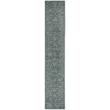 Courtyard Turquoise 2' x 8' Sisal Weave Runner Outdoor Area Rug