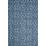 Courtyard Navy 4' x 5'7" Sisal Weave Outdoor Area Rug
