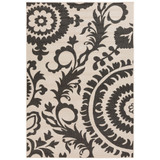 Alfresco ALF-9612 Black 3' x 5'6" Area Rug, Indoor/Outdoor