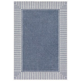 Alfresco ALF-9682 Charcoal 6' x 9' Area Rug, Indoor/Outdoor