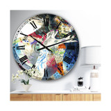 Urban Beauty Wondering Large Modern Wall Clock - 36" x 28" x 1"