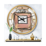 Chic Nr 5 Paris Parfum V Large Fashion Wall Clock - 36" x 28" x 1"