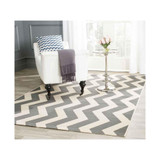 Courtyard Gray and Beige 5'3" x 7'7" Sisal Weave Outdoor Area Rug