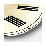 Cubist Color Composition II Oversized Mid-Century Wall Clock - 36" x 28" x 1"