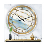 Posh and Lux Oversized Metal Wall Clock