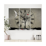 Inevitable Large Cottage 3 Panels Wall Clock - 23" x 23" x 1"