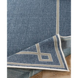 Alfresco ALF-9654 Charcoal 5'3" x 7'6" Area Rug, Indoor/Outdoor