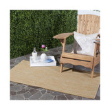 Courtyard Natural and Cream 2'7" x 5' Outdoor Area Rug