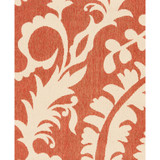 Alfresco ALF-9613 Rust 2'3" x 4'6" Area Rug, Indoor/Outdoor