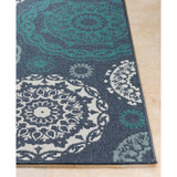 Alfresco ALF-9666 Charcoal 6' x 9' Area Rug, Indoor/Outdoor