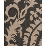 Alfresco ALF-9615 Black 3' x 5'6" Area Rug, Indoor/Outdoor