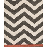 Alfresco ALF-9646 Black 2'3" x 11'9" Runner Area Rug, Indoor/Outdoor