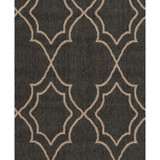 Alfresco ALF-9590 Black 2'3" x 11'9" Runner Area Rug, Indoor/Outdoor