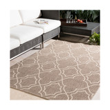 Alfresco ALF-9587 Camel 7'6" x 10'9" Area Rug, Indoor/Outdoor