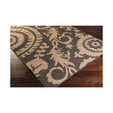 Alfresco ALF-9615 Black 7'6" x 10'9" Area Rug, Indoor/Outdoor