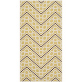 Hampton Green and Ivory 2'7" x 5' Outdoor Area Rug