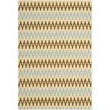 Hampton Green and Light Blue 8' x 11' Outdoor Area Rug