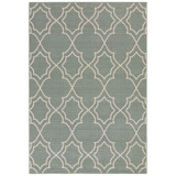 Alfresco ALF-9589 Sage 7'6" x 10'9" Area Rug, Indoor/Outdoor
