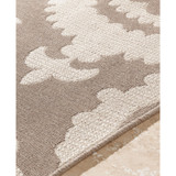 Alfresco ALF-9616 Camel 5'3" Round Area Rug, Indoor/Outdoor
