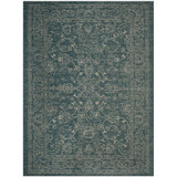 Courtyard Turquoise 8' x 10' Sisal Weave Outdoor Area Rug