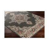 Alfresco ALF-9671 Black 2'3" x 11'9" Runner Area Rug, Indoor/Outdoor