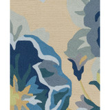 Rain RAI-1231 Bright Blue 8' Round Area Rug, Indoor/Outdoor