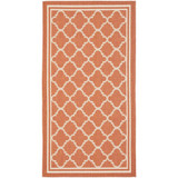 Courtyard Terracotta and Bone 2' x 3'7" Sisal Weave Outdoor Area Rug