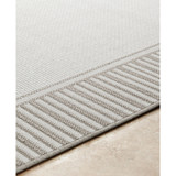 Alfresco ALF-9681 Taupe 6' x 9' Area Rug, Indoor/Outdoor